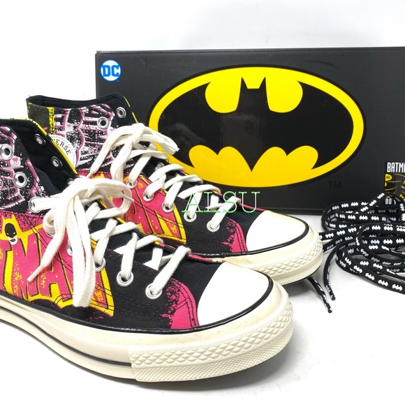 Converse & DC Batman Chuck 70 High Canvas Black M - Picture 4 of 12